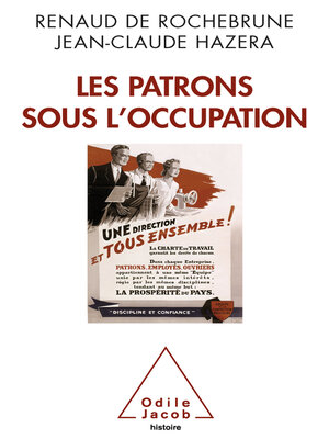 cover image of Les Patrons sous l'Occupation